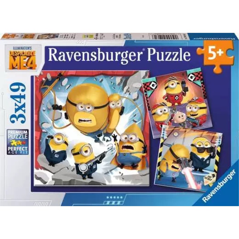 RAVENSBURG 3 X 49 PC DESPICABLE ME 4