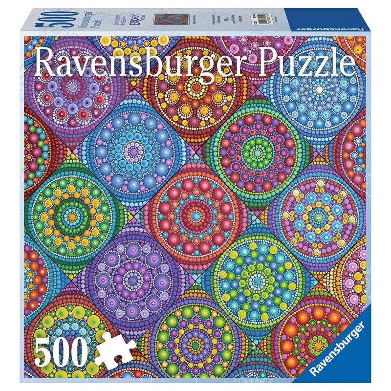 RAVENSBURG 500 PC MAGNIFICENT MANDALAS