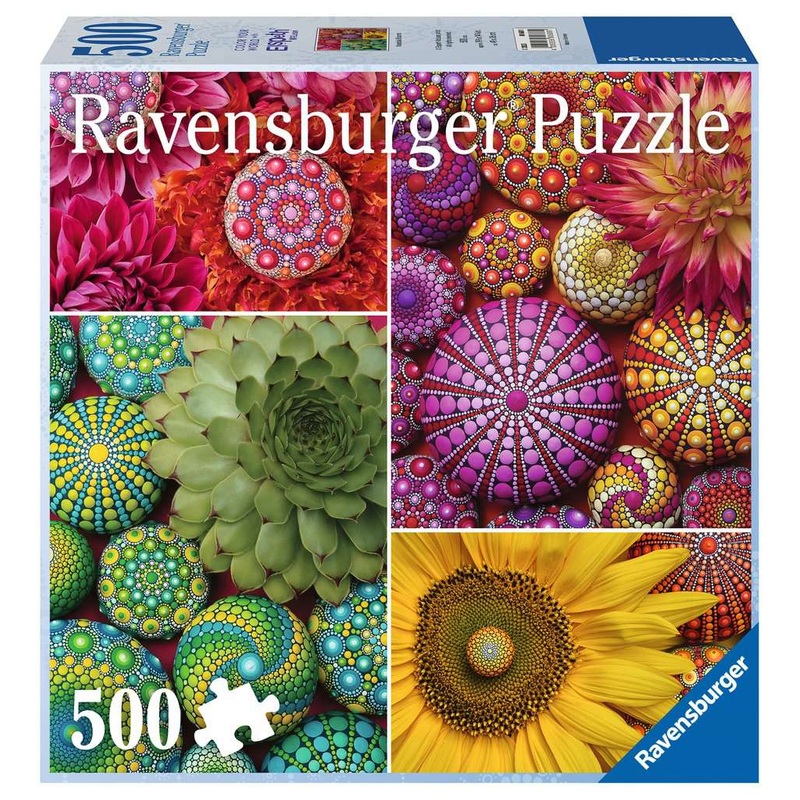 RAVENSBURG 500 PC MANDALA BLOOMS