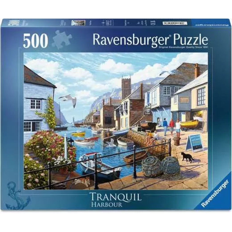 RAVENSBURG 500 PC TRANQUIL HARBOUR