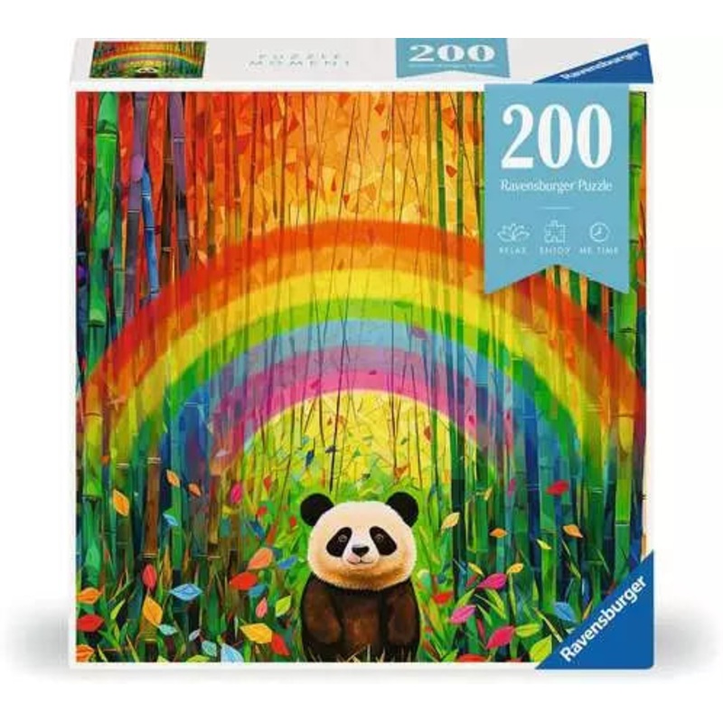 RAVENSBURG PUZZLE MOMENTS: 200 PC BAMBOO PANDA