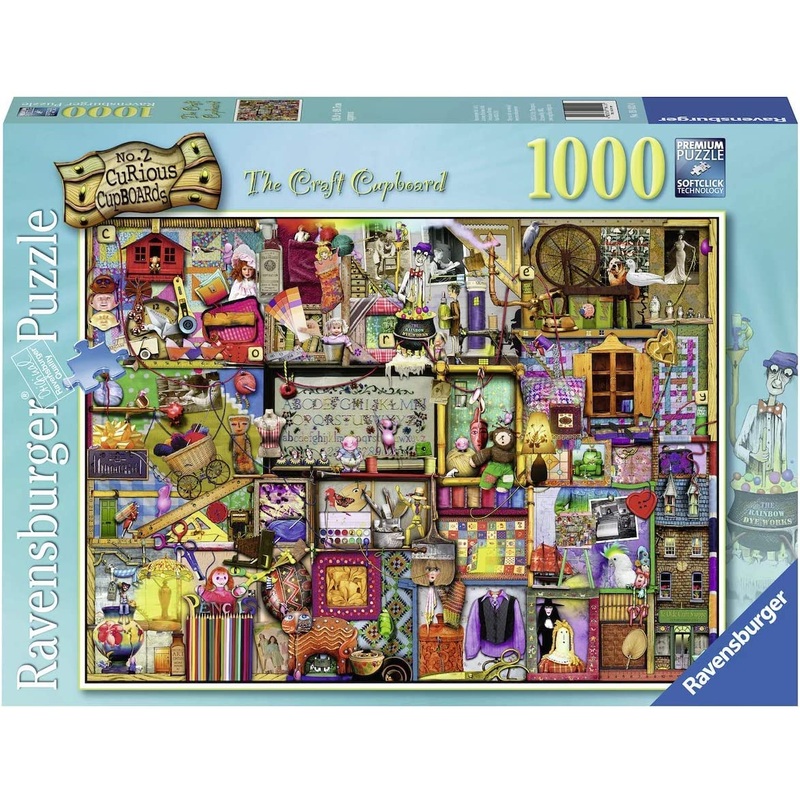 RAVENSBURGER 1000 PC THE CRAFT CUPBOARD