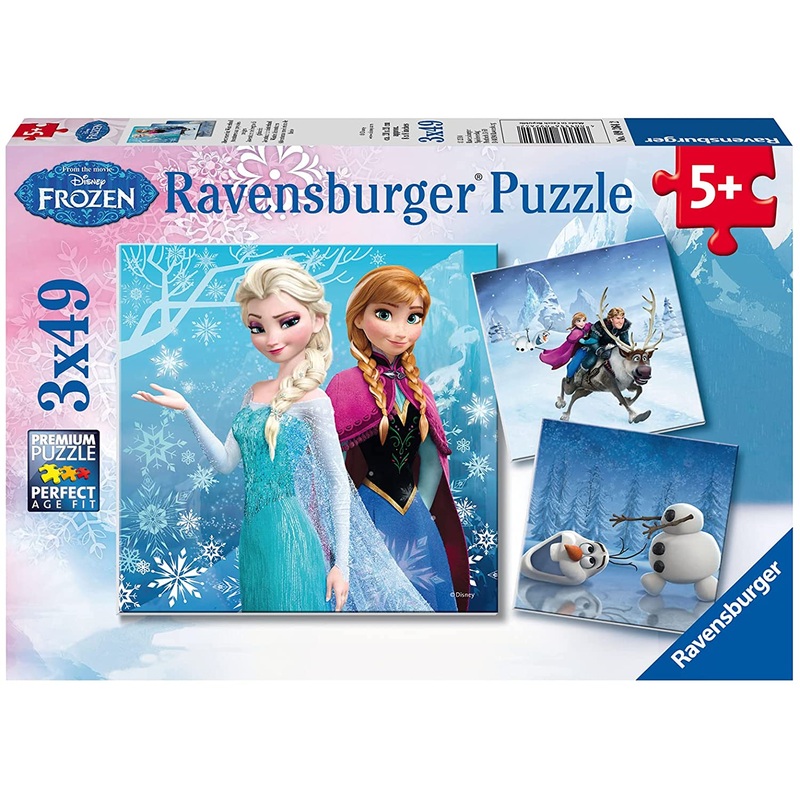 RAVENSBURGER FROZEN WINTER ADVENTURES 3X49 PC