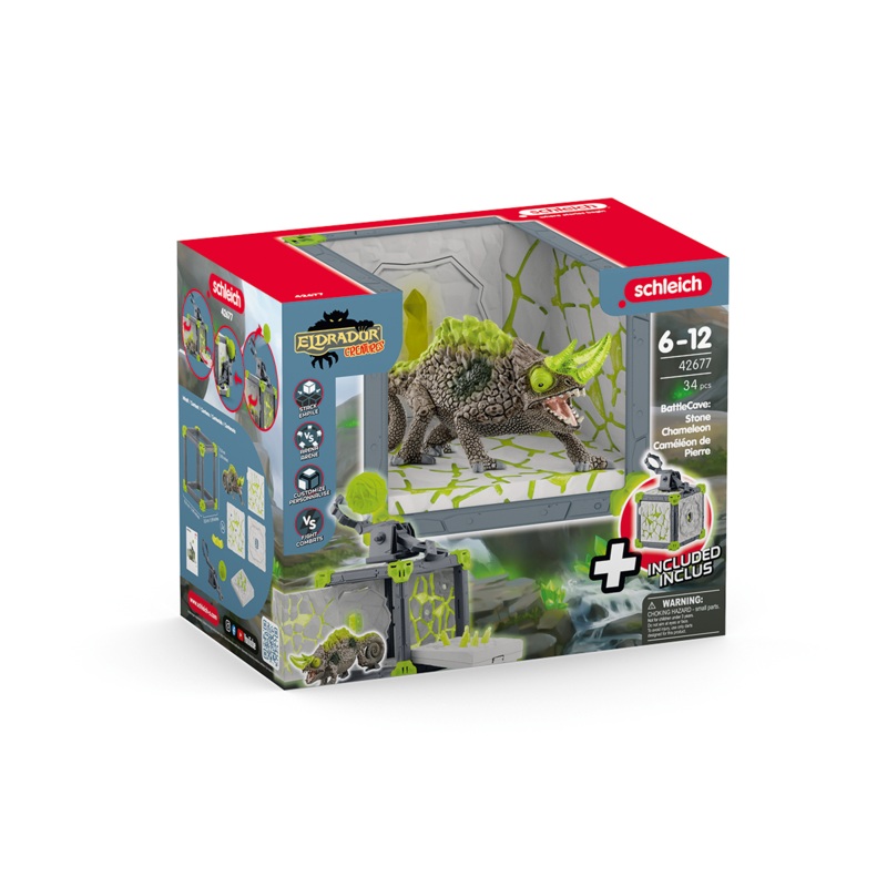 SCHLEICH BATTLECAVE STONE CHAMELEON