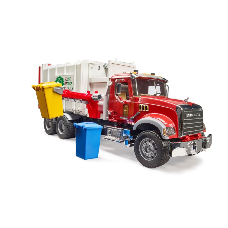 BRUDER SIDE LOADING GARBAGE TRUCK