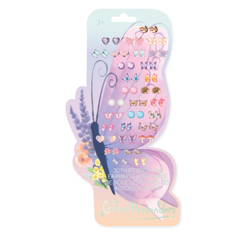 BUTTERFLY STICKER EARRINGS