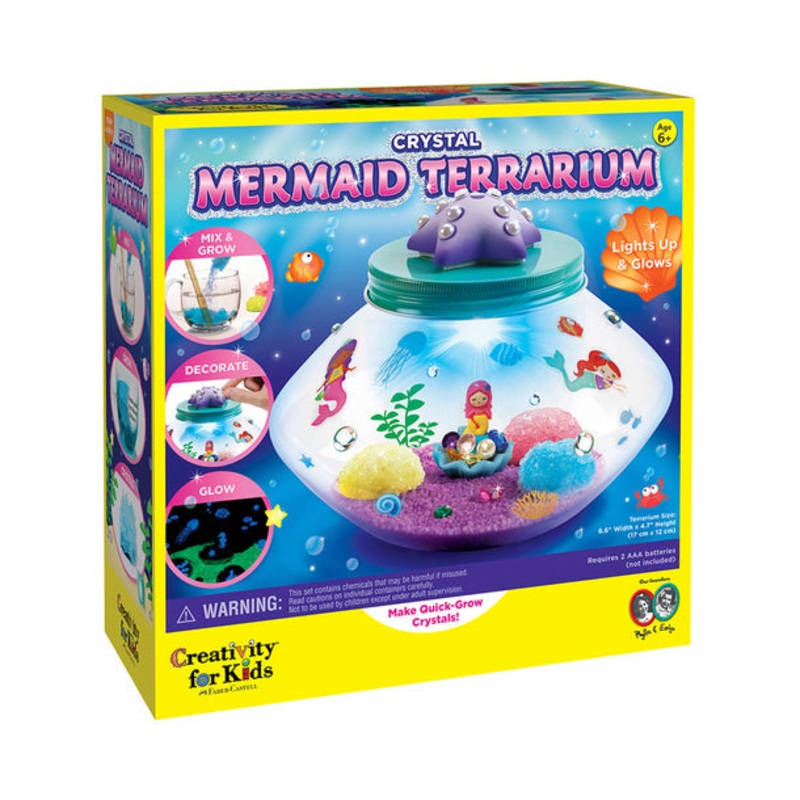 C4K CRYSTAL MERMAID TERRARIUM