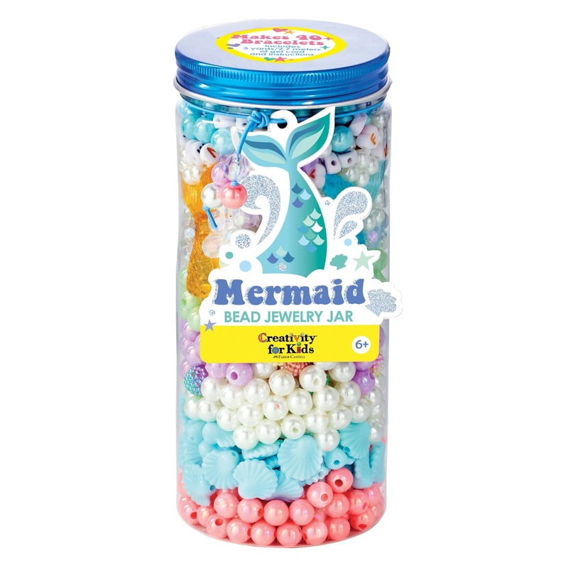 C4K MERMAID BEAD JEWELERY JAR