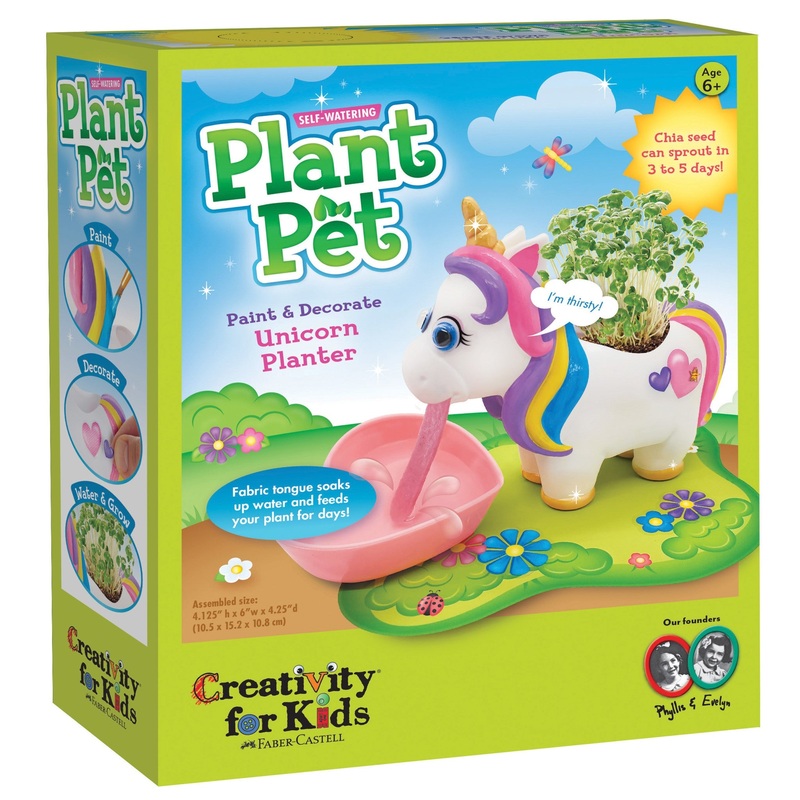 C4K SELF-WATERING PLANT PET: UNICORN