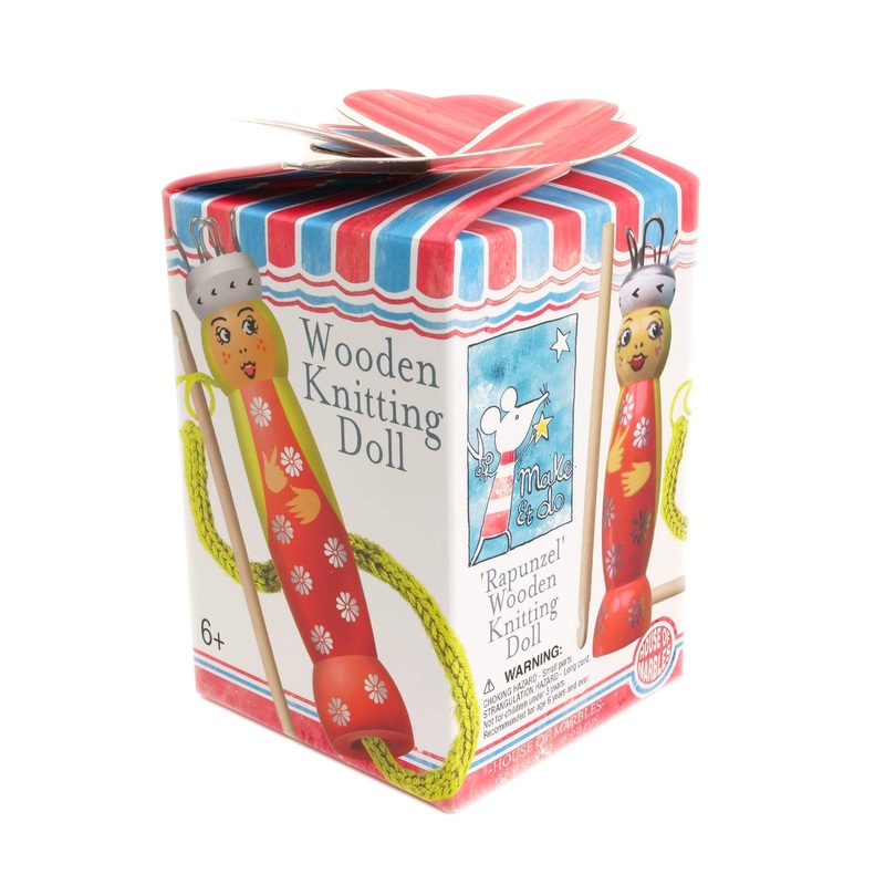 RAPUNZEL KNITTING DOLL