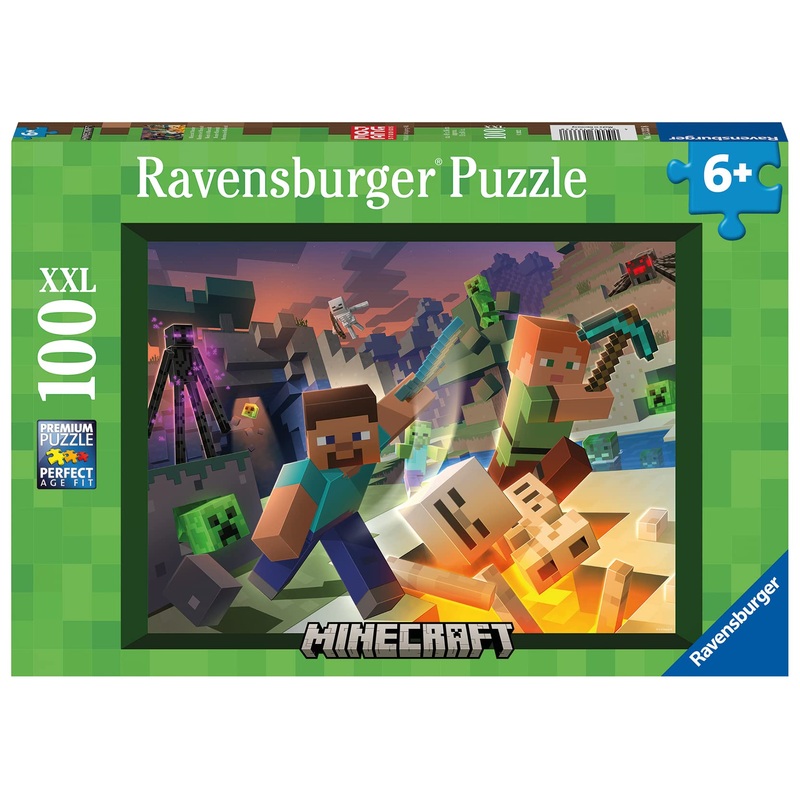 RAVENSBURG 100 PC MONSTER MINECRAFT