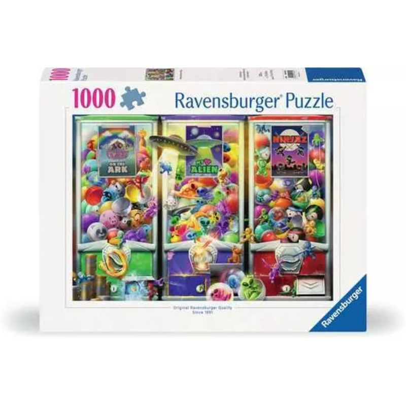 RAVENSBURG 1000 PC ANIMALS, ALIENS AND NINJAS