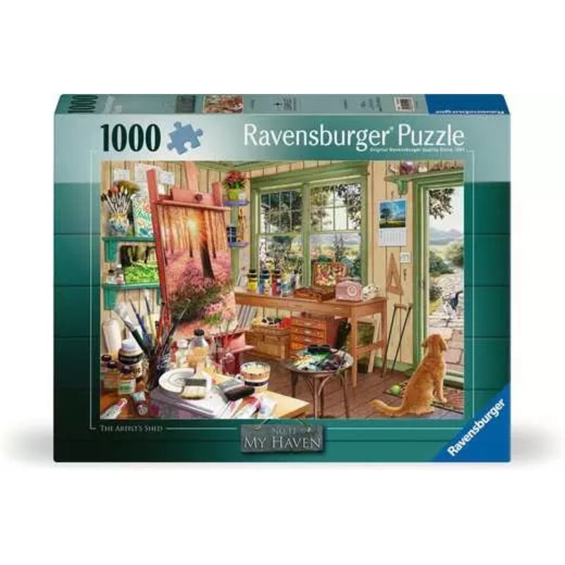 RAVENSBURG 1000 PC ARTIST'S SHED
