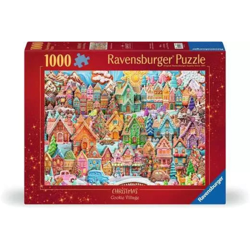 RAVENSBURG 1000 PC CHIRSTMAS COOKIE VILLAGE