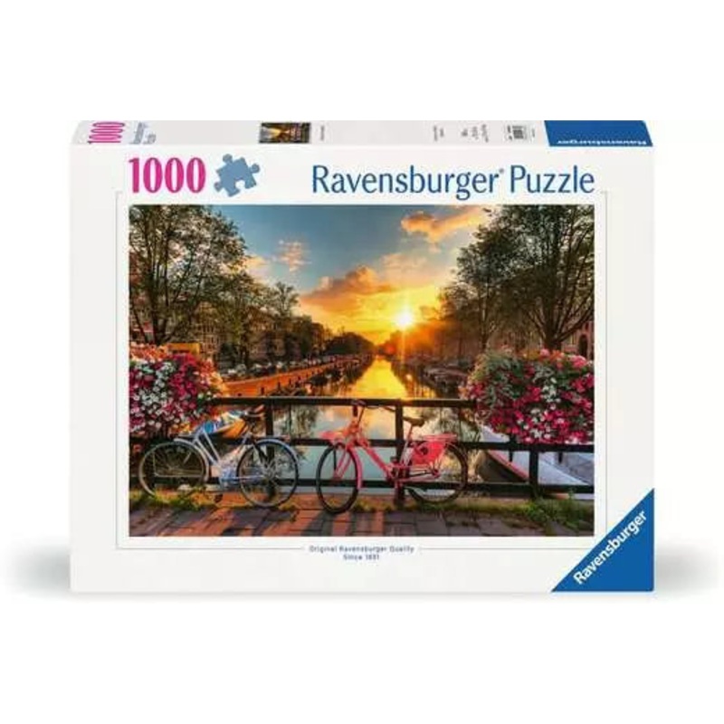 RAVENSBURG 1000 PC DREAMY BIKES IN AMSTERDAM