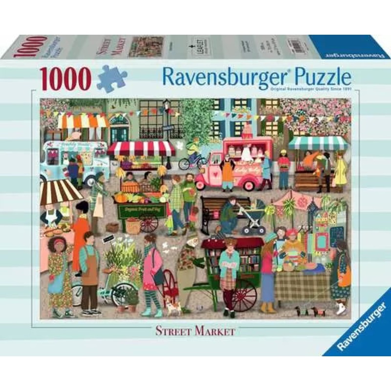RAVENSBURG 1000 PC STREET MARKET