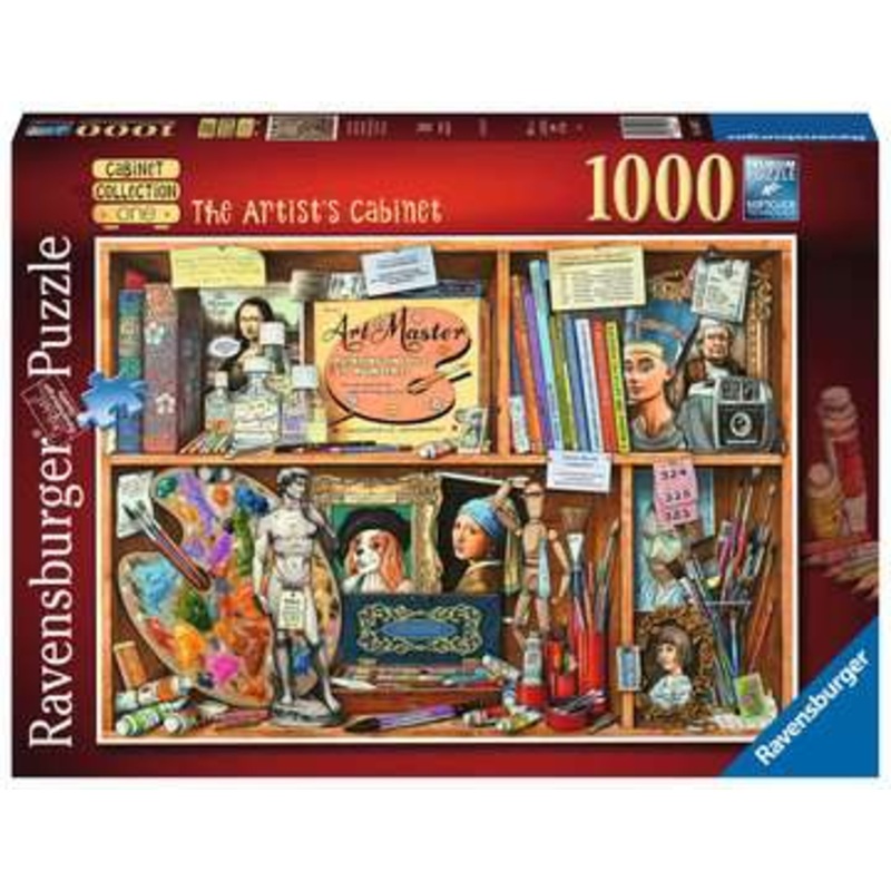 RAVENSBURG 1000 PC THE ARTIST'S CABINET