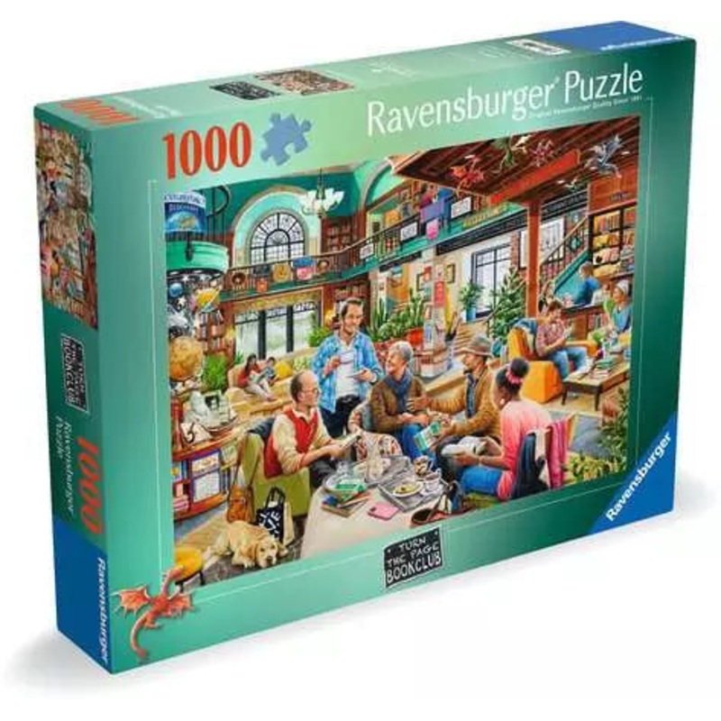 RAVENSBURG 1000 PC TURN THE PAGE BOOKCLUB