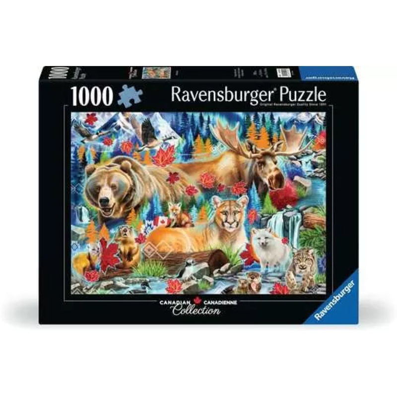 RAVENSBURG 1000 PC WILD CANADA