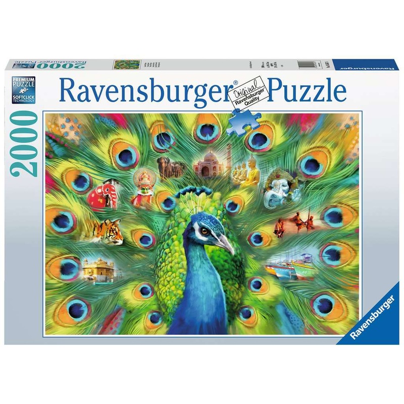RAVENSBURG 2000 PC LAND OF THE PEACOCK
