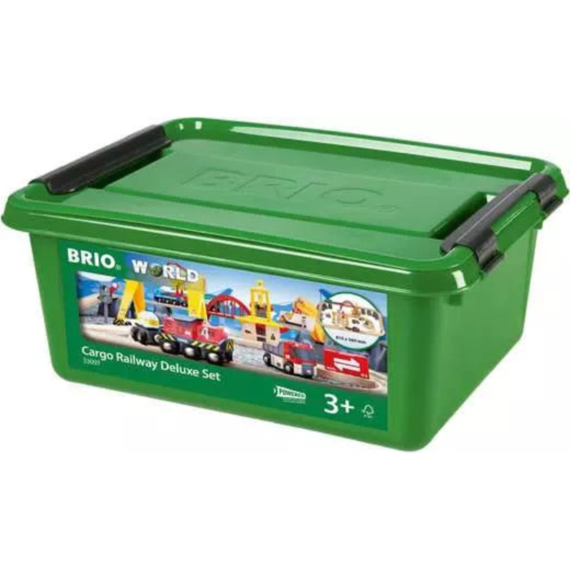 BRIO CARGO RAILWAY DELUXE SET