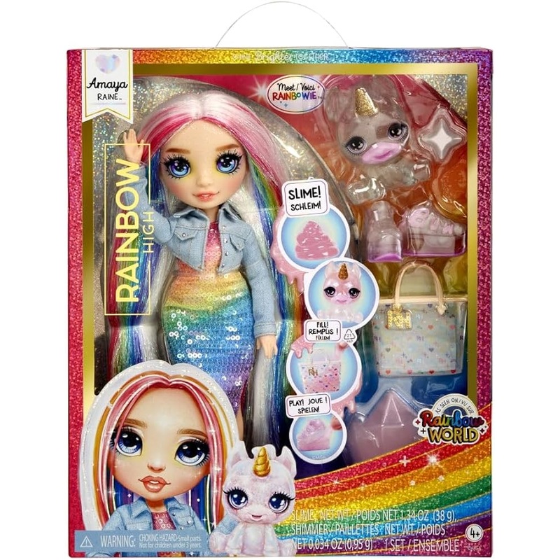 RAINBOW HIGH SLIME & ANIMAL-AMAYA