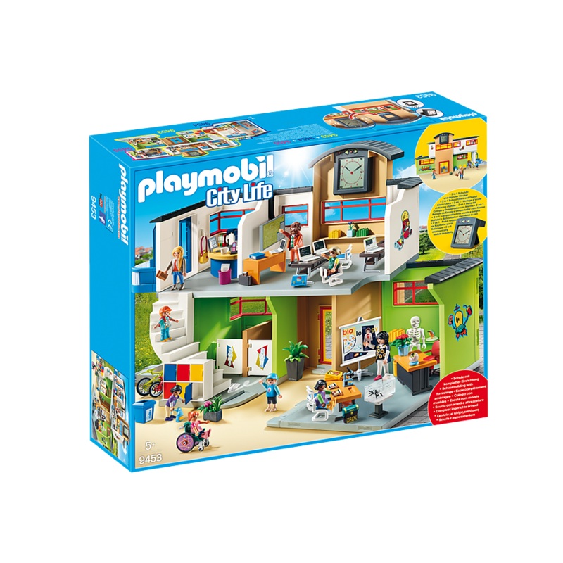 PLAYMOBIL FURNISHED SCHOOL BUILDING