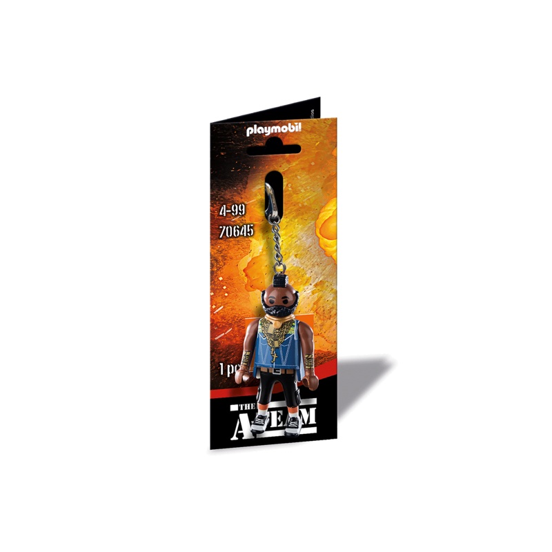 PLAYMOBIL KEYCHAIN A-TEAM B.A. BARACUS