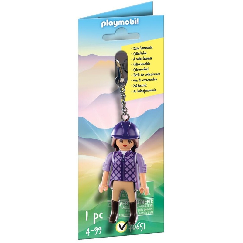 PLAYMOBIL KEYCHAIN HORSE RIDER