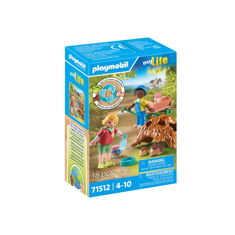 PLAYMOBIL MY LIFE CARE OF THE HEDGEHOG FAMILY