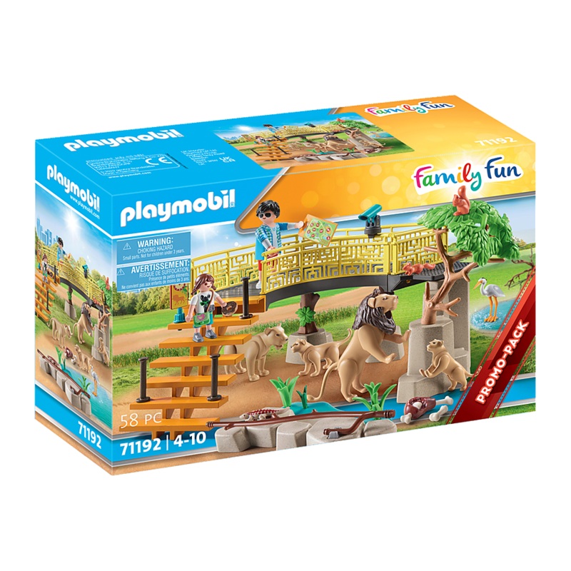 PLAYMOBIL OUTDOOR LION ENCLOSURE
