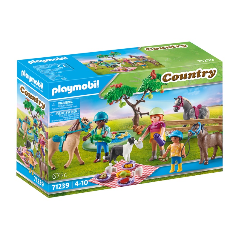 PLAYMOBIL PICNIC ADVENTURE WITH HORSES