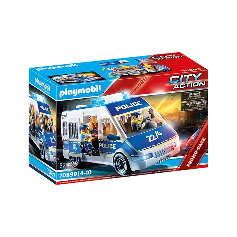 PLAYMOBIL POLICE CREW CAR W/LIGHT & SOUND