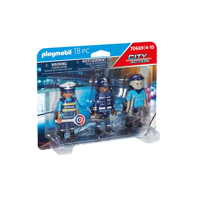 PLAYMOBIL POLICE FIGURE SET