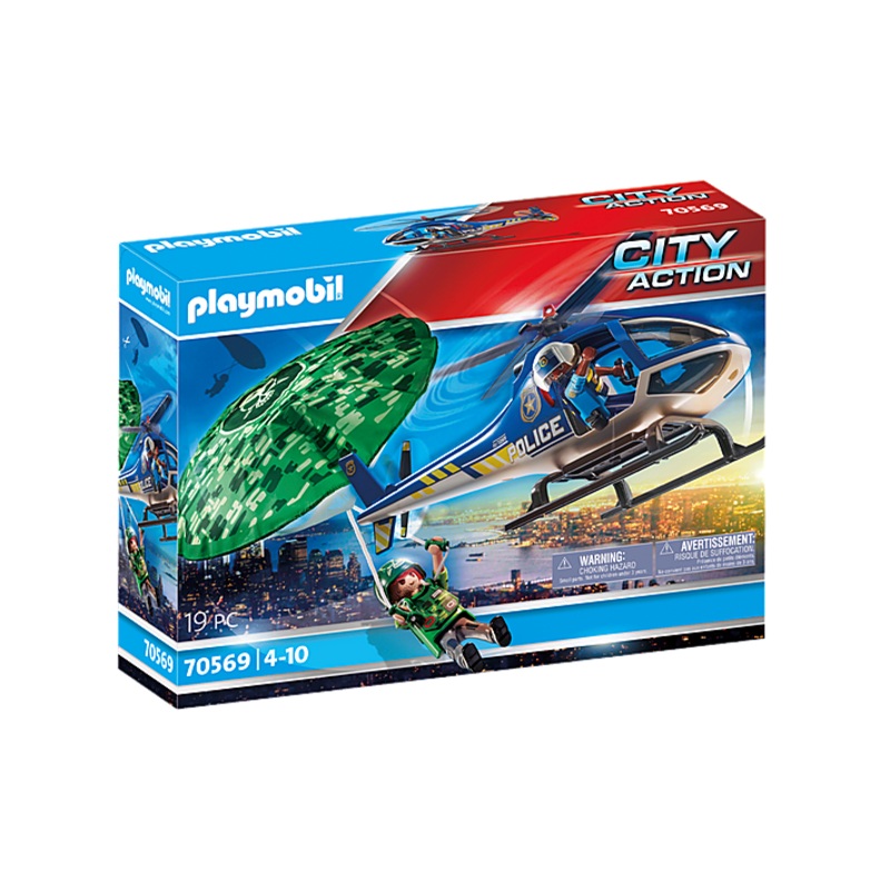 PLAYMOBIL POLICE PARACHUTE SEARCH