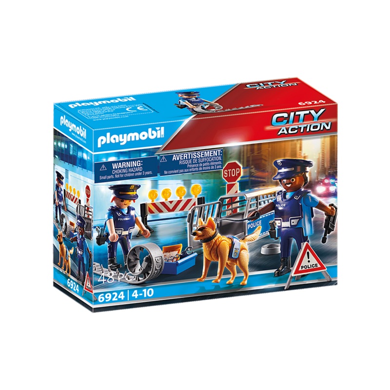 PLAYMOBIL POLICE ROADBLOCK