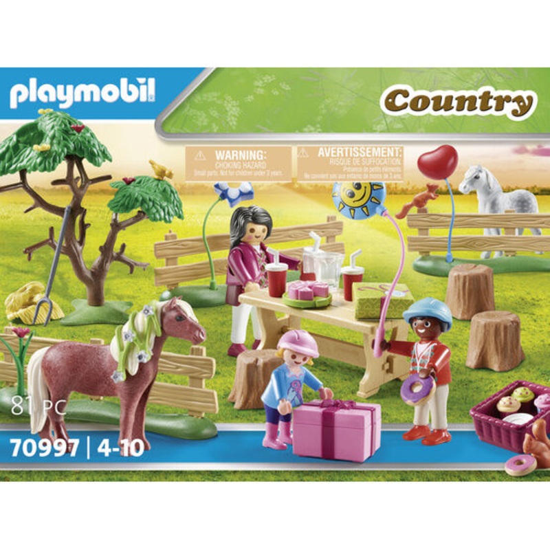 PLAYMOBIL PONY FARM BIRTHDAY PARTY