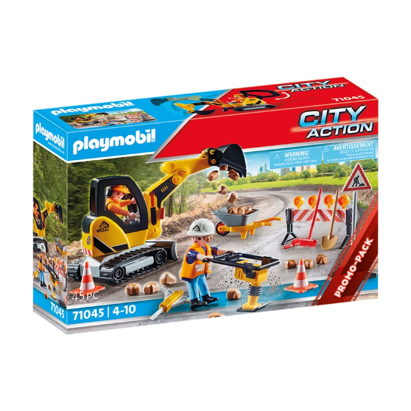 PLAYMOBIL PROMO PACK- ROAD CONSTRUCTION