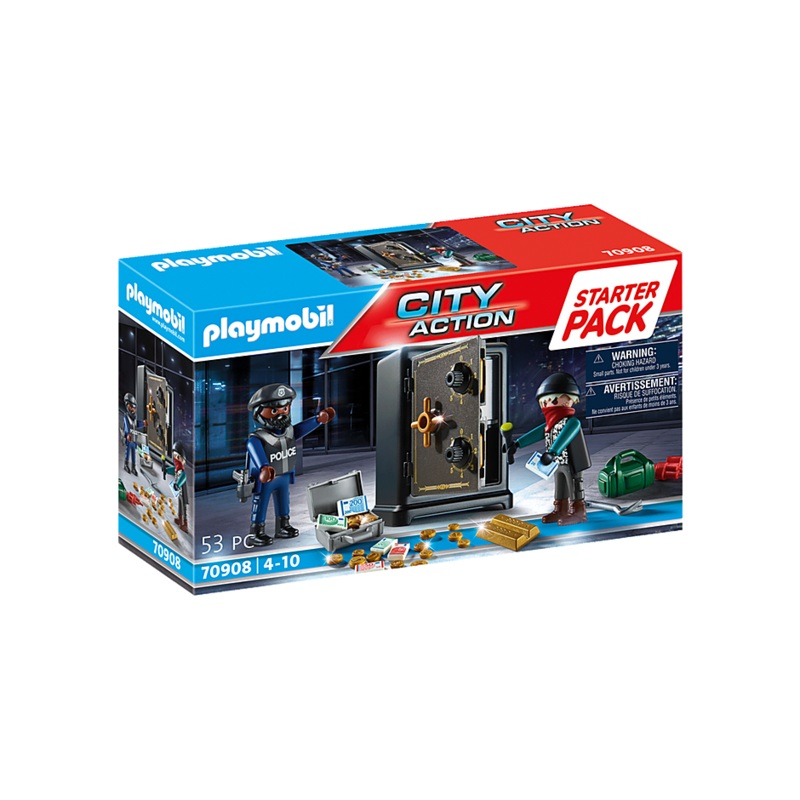 PLAYMOBIL STARTER PACK- BANK ROBBERY