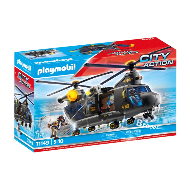 PLAYMOBIL TACTICAL UNIT RESCUE AIRCRAFT