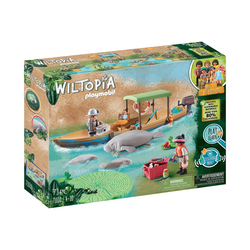 PLAYMOBIL WILTOPIA BOAT TRIP TO THE MANATEES