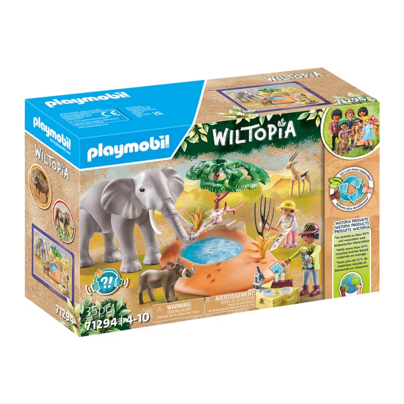 PLAYMOBIL WILTOPIA ELEPHANT AT THE WATERHOLE