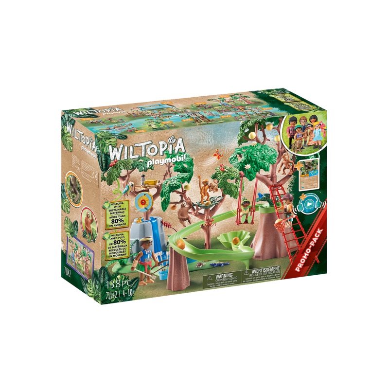 PLAYMOBIL WILTOPIA TROPICAL JUNGLE PLAYGROUND