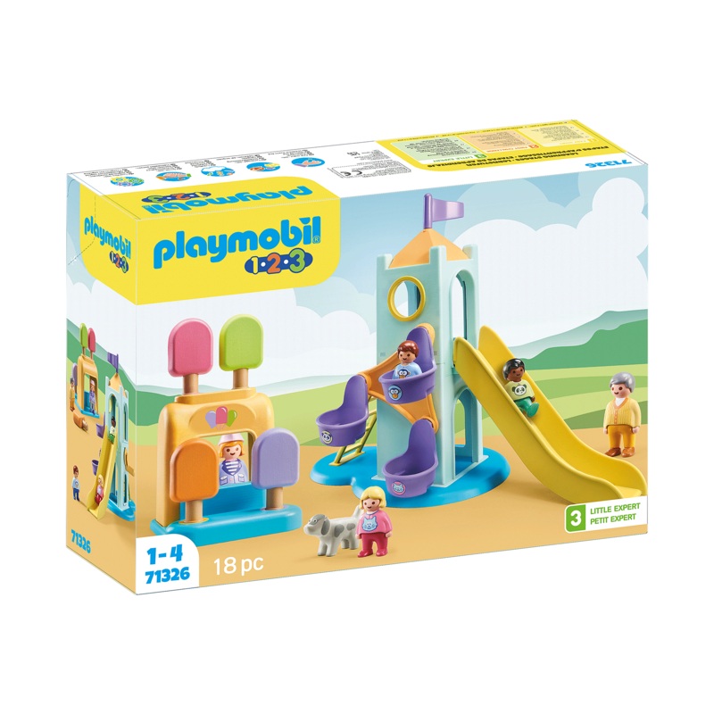 PLAYMOBIL 1.2.3. ADVENTURE TOWER W/ ICE CREAM BOOTH