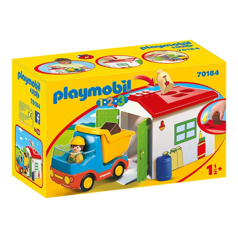 PLAYMOBIL 1.2.3 DUMP TRUCK