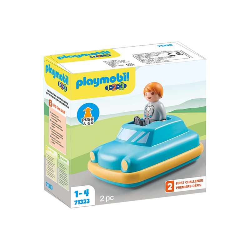 PLAYMOBIL 1.2.3. PUSH & GO CAR