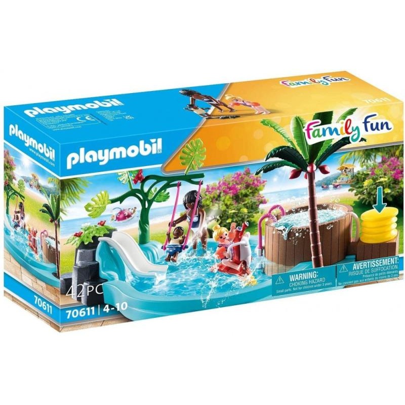 PLAYMOBIL CHILDREN'S POOL W/SLIDE