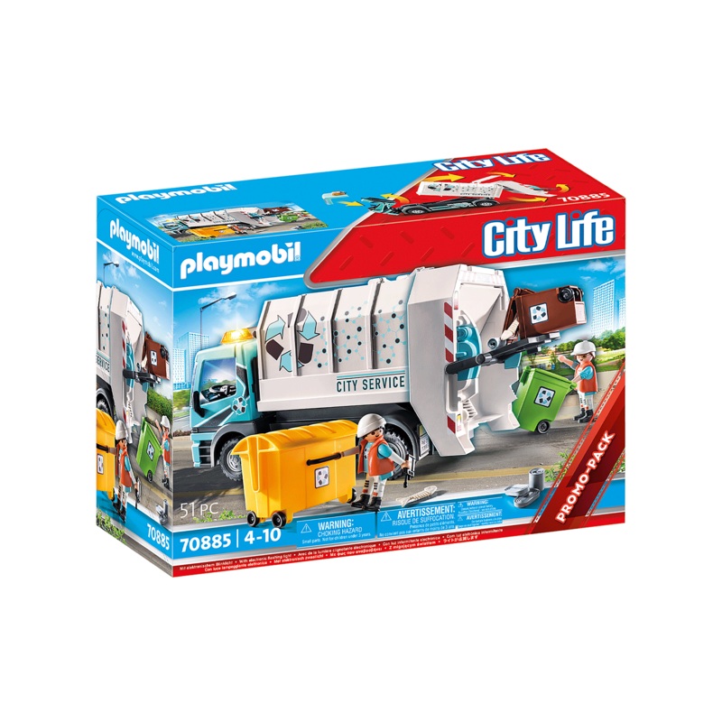 PLAYMOBIL CITY RECYCLING TRUCK