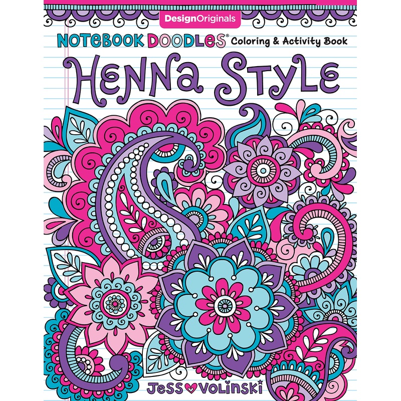 NOTEBOOK DOODLES HENNA STYLE