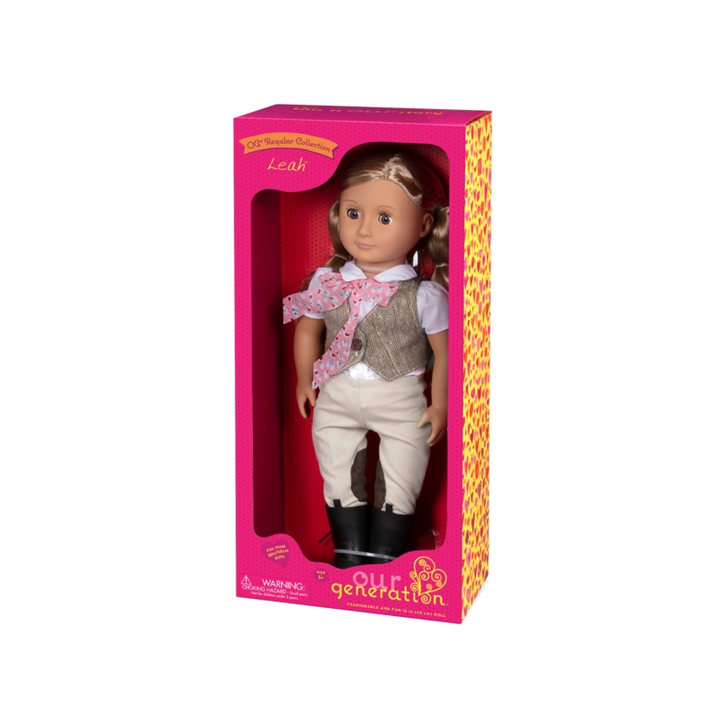 OUR GENERATION LEAH-RIDING DOLL